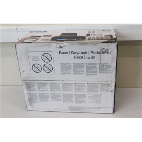 SALE OUT. EcoTank L8050 , Inkjet , Colour , Inkjet Printer , A4 , Wi-Fi , DAMAGED PACKAGING , Epson EcoTank L8050 , Inkjet , Colour , Inkjet Printer , A4 , Wi-Fi , DAMAGED PACKAGING