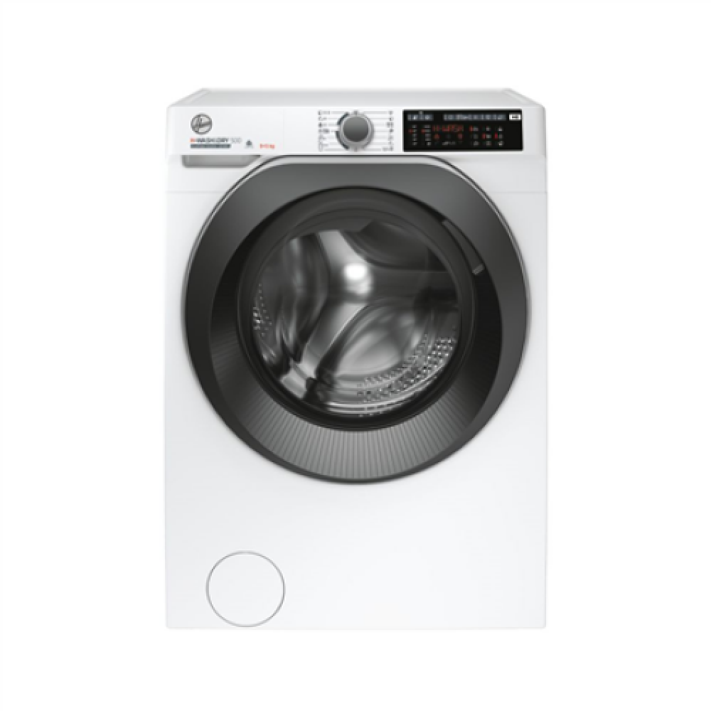 Hoover Washing Machine HD 495AMBS/1-S Energy efficiency class A, Front loading, Washing capacity 9 kg, 1400 RPM, Depth 53 cm, Width 60 cm, Display, Digit, Drying system, Drying capacity 5 kg, Steam function, Wi-Fi, White