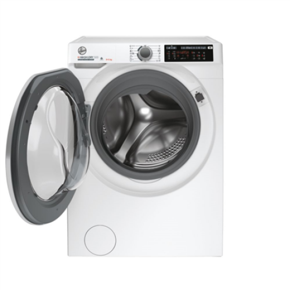 Hoover Washing Machine HD 495AMBS/1-S Energy efficiency class A, Front loading, Washing capacity 9 kg, 1400 RPM, Depth 53 cm, Width 60 cm, Display, Digit, Drying system, Drying capacity 5 kg, Steam function, Wi-Fi, White
