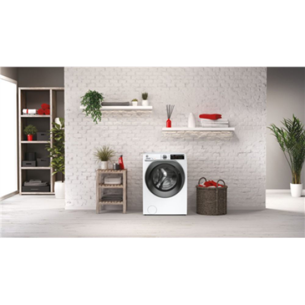 Hoover Washing Machine HD 495AMBS/1-S Energy efficiency class A, Front loading, Washing capacity 9 kg, 1400 RPM, Depth 53 cm, Width 60 cm, Display, Digit, Drying system, Drying capacity 5 kg, Steam function, Wi-Fi, White