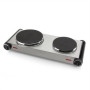 Tristar , Free standing table hob , KP-6248 , Number of burners/cooking zones 2 , Electric , Stainless Steel/Black