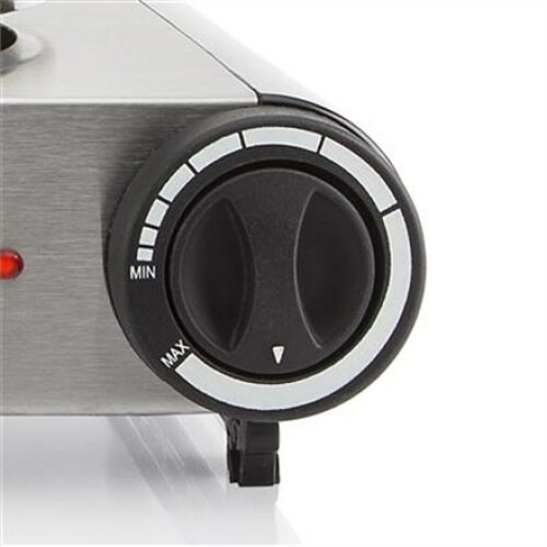 Tristar , Free standing table hob , KP-6248 , Number of burners/cooking zones 2 , Electric , Stainless Steel/Black