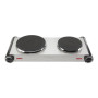 Tristar , Free standing table hob , KP-6248 , Number of burners/cooking zones 2 , Electric , Stainless Steel/Black