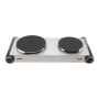 Tristar , Free standing table hob , KP-6248 , Number of burners/cooking zones 2 , Stainless Steel/Black , Electric
