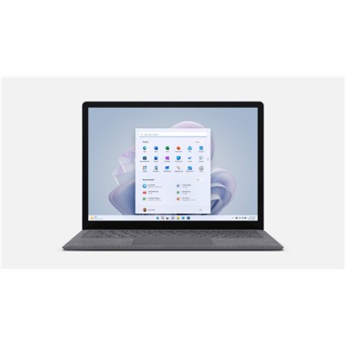 Microsoft Surface Laptop 5 Platinum, 13.5 , Touchscreen, 2256 x 1504, Intel Core i5, i5-1235U, 8 GB, LPDDR5x, 256 GB, Wi-Fi, Front camera, Bluetooth, 5.1, Windows 11 Home, Keyboard language English, Keyboard backlit, Intel Iris Xe Graphics