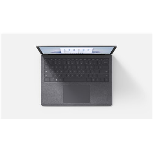 Microsoft Surface Laptop 5 Platinum, 13.5 , Touchscreen, 2256 x 1504, Intel Core i5, i5-1235U, 8 GB, LPDDR5x, 256 GB, Wi-Fi, Front camera, Bluetooth, 5.1, Windows 11 Home, Keyboard language English, Keyboard backlit, Intel Iris Xe Graphics