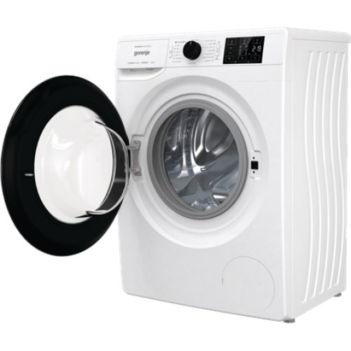Gorenje , Washing Machine , WNEI72SB , Energy efficiency class B , Front loading , Washing capacity 7 kg , 1200 RPM , Depth 46.5 cm , Width 60 cm , Display , LED , Steam function , Self-cleaning , White