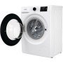 Gorenje , Washing Machine , WNEI72SB , Energy efficiency class B , Front loading , Washing capacity 7 kg , 1200 RPM , Depth 46.5 cm , Width 60 cm , Display , LED , Steam function , Self-cleaning , White