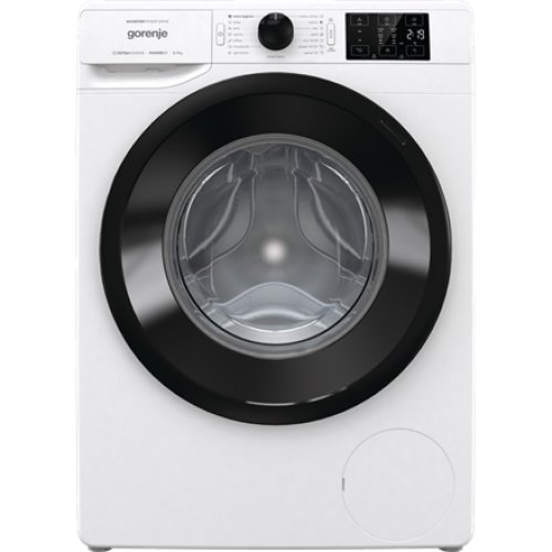 Gorenje , Washing Machine , WNEI72SB , Energy efficiency class B , Front loading , Washing capacity 7 kg , 1200 RPM , Depth 46.5 cm , Width 60 cm , Display , LED , Steam function , Self-cleaning , White