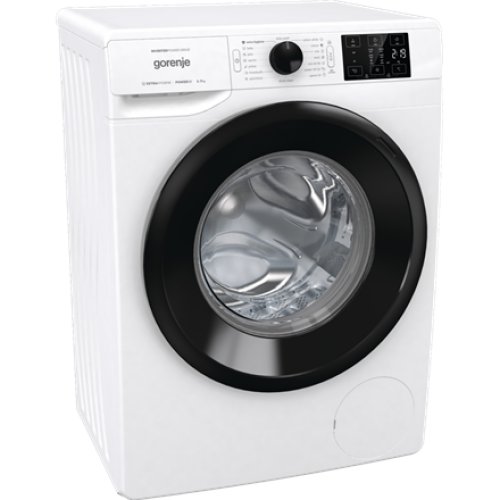 Gorenje , Washing Machine , WNEI72SB , Energy efficiency class B , Front loading , Washing capacity 7 kg , 1200 RPM , Depth 46.5 cm , Width 60 cm , Display , LED , Steam function , Self-cleaning , White