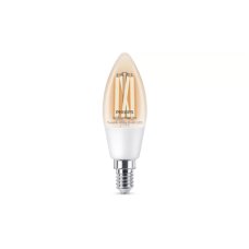 Philips Smart WFB 40W C35 927-65 CL 1PF/6 , E14 , 4.9 W , Warm to cool white light , Bluetooth, Wi-Fi Philips Smart WFB 40W C35 927-65 CL 1PF/6 , E14 , 4.9 W , Warm to cool white light , Bluetooth, Wi-Fi