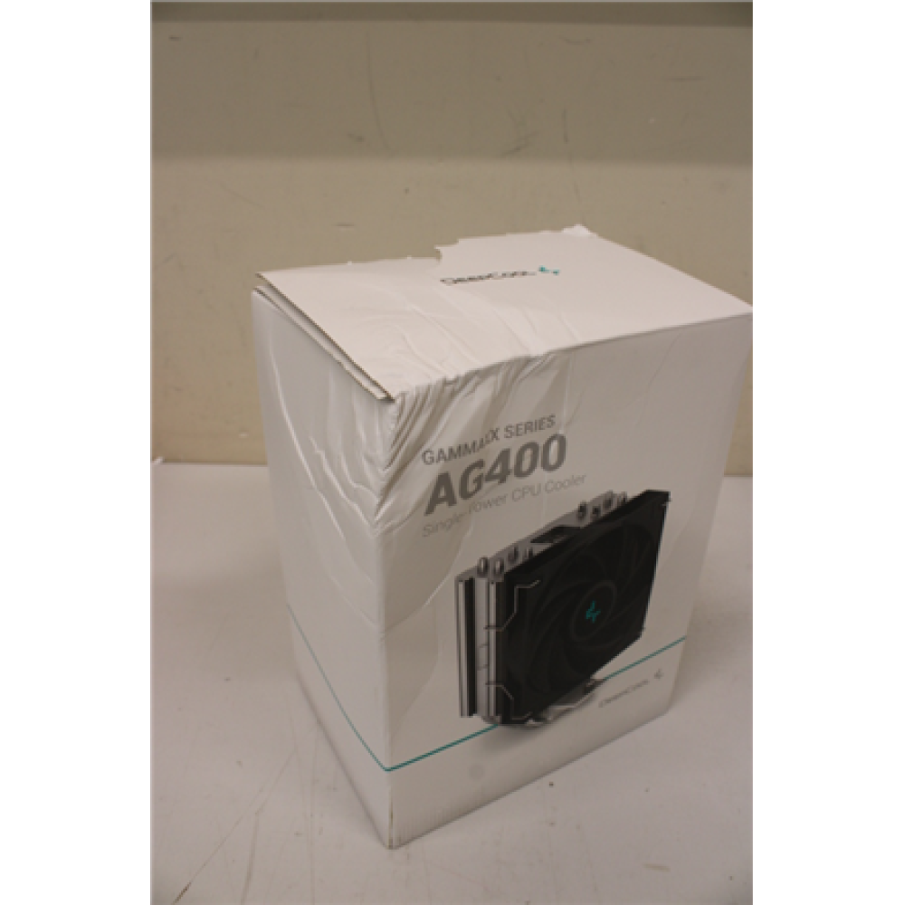 SALE OUT. Deepcool AG400 CPU Cooler, Black, DAMAGED PACKAGING , Deepcool , CPU Cooler , AG400 , DAMAGED PACKAGING , Black , Intel, AMD , CPU Air Cooler
