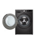 LG , Washing Machine with Dryer , F4DR711S2BA , Energy efficiency class A/D , Front loading , Washing capacity 11 kg , 1400 RPM , Depth 57 cm , Width 60 cm , Display , TFT , Drying system , Drying capacity 6 kg , Steam function , Direct drive , Wi-Fi , Bl