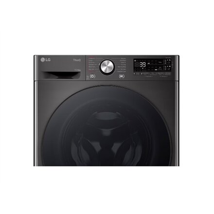 LG , Washing Machine with Dryer , F4DR711S2BA , Energy efficiency class A/D , Front loading , Washing capacity 11 kg , 1400 RPM , Depth 57 cm , Width 60 cm , Display , TFT , Drying system , Drying capacity 6 kg , Steam function , Direct drive , Wi-Fi , Bl