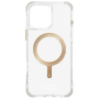 SK-2024IPP69-SDOPRM-GLD , Back cover , Apple , iPhone 16 Pro Max , Plastic , Transparent/Champagne