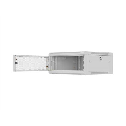 Lanberg Wall mounted installation cabinet 19 4U 600X600 , WF01-6604-23S , Grey