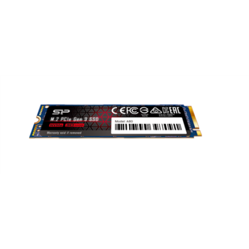 Silicon Power SSD , P34A80 , 1000 GB , Solid-state drive interface PCIe Gen3x4 , Read speed 3400 MB/s , Write speed 3000 MB/s