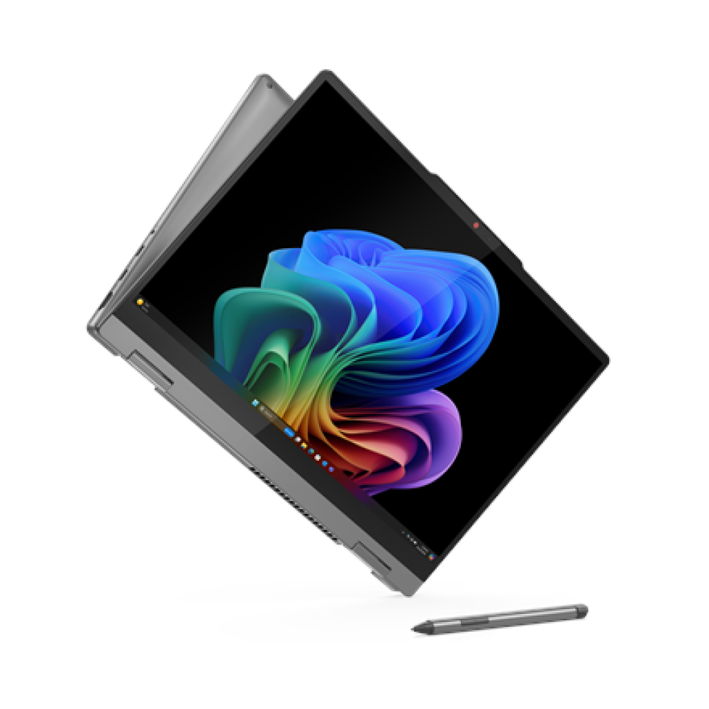 Lenovo IdeaPad 5 2-in-1 14Q8X9 , Luna Grey , 14 , OLED , Touchscreen , WUXGA , 1920 x 1200 pixels , Glossy , Snapdragon X Plus , X1P-42-100 , 16 GB , Soldered LPDDR5x , Solid-state drive capacity 1000 GB , Qualcomm Adreno GPU , Windows 11 Home , 802.11be 