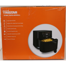 SALE OUT. Tristar FR-9060 Digital Airfryer, 6 L, Digital LED touchscreen, 1700 W, Black , Tristar Digital Airfryer , FR-9060 , Power 1700 W , Capacity 6 L , Black , Hot air technology , DAMAGED PACKAGING