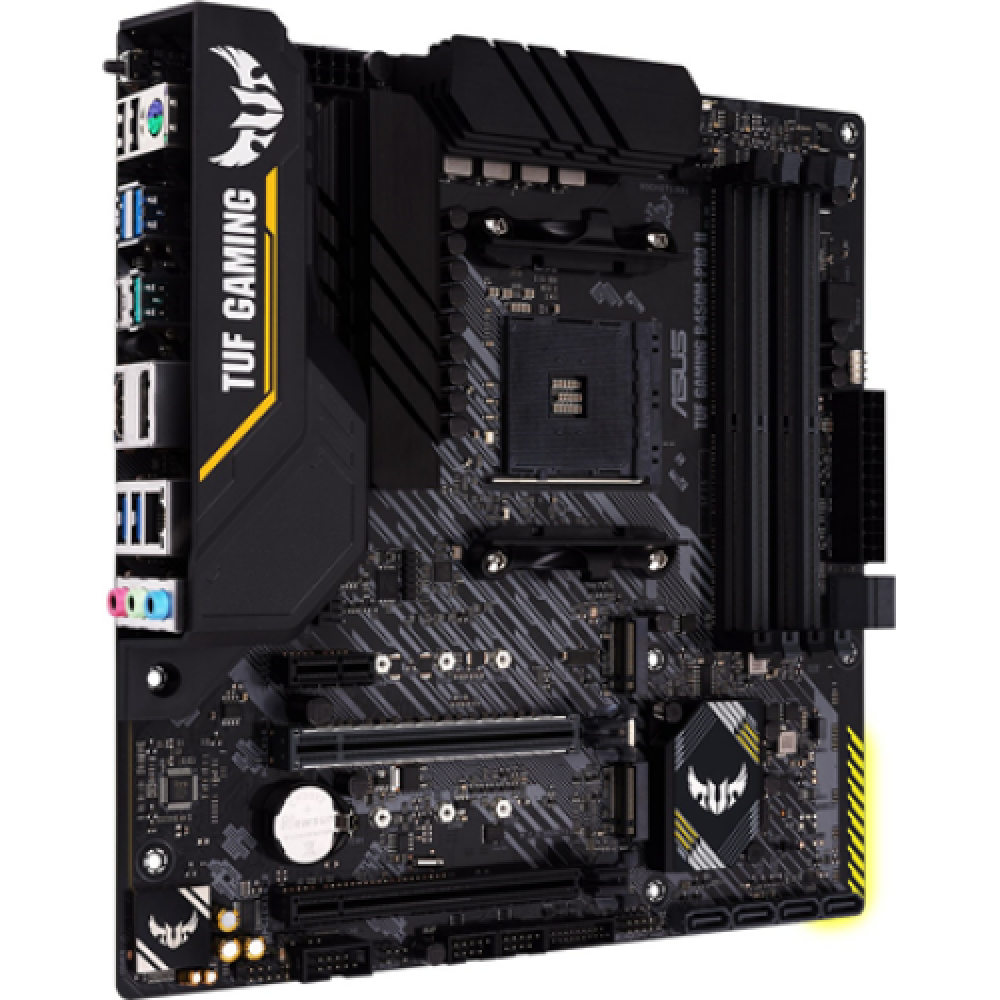 Asus TUF Gaming B450M-Pro II Memory slots 4 Number of SATA connectors 6 x SATA III Chipset AMD B Micro ATX DDR4 Processor socket AM4 Processor family AMD