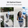 Reolink , 4K PoE IK10 Camera with 5X Optical Zoom , P437 , Dome , 8 MP , 2.7-13.5mm , IP67 , H.265 , Micro SD, Max. 256 GB