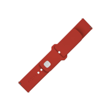 Fixed , Sporty Strap Set with Quick Release 22mm for Smartwatch , 160-235 mm , Red , Silicone
