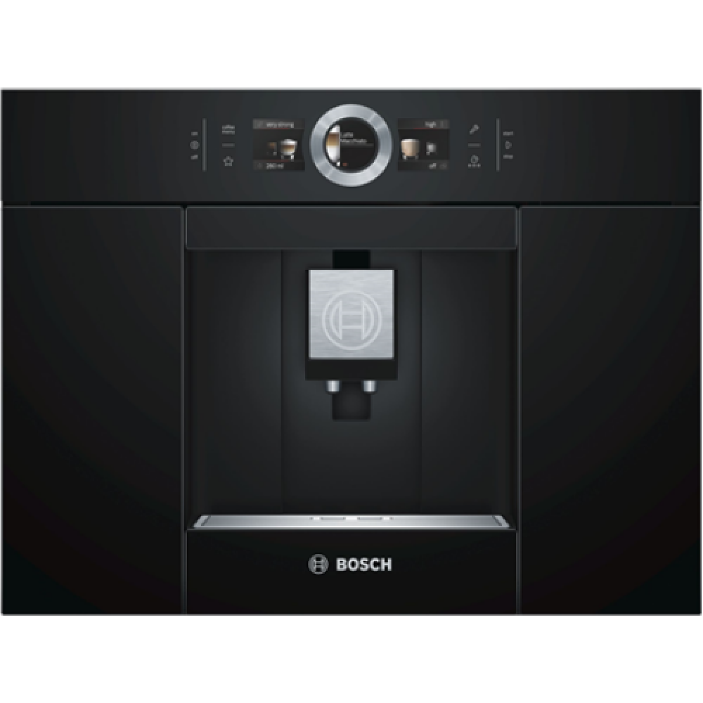 Bosch Built-in Coffe machine with Home Connect CTL636EB6 Pump pressure 19 bar, Built-in milk frother, Fully automatic, 1600 W, Black