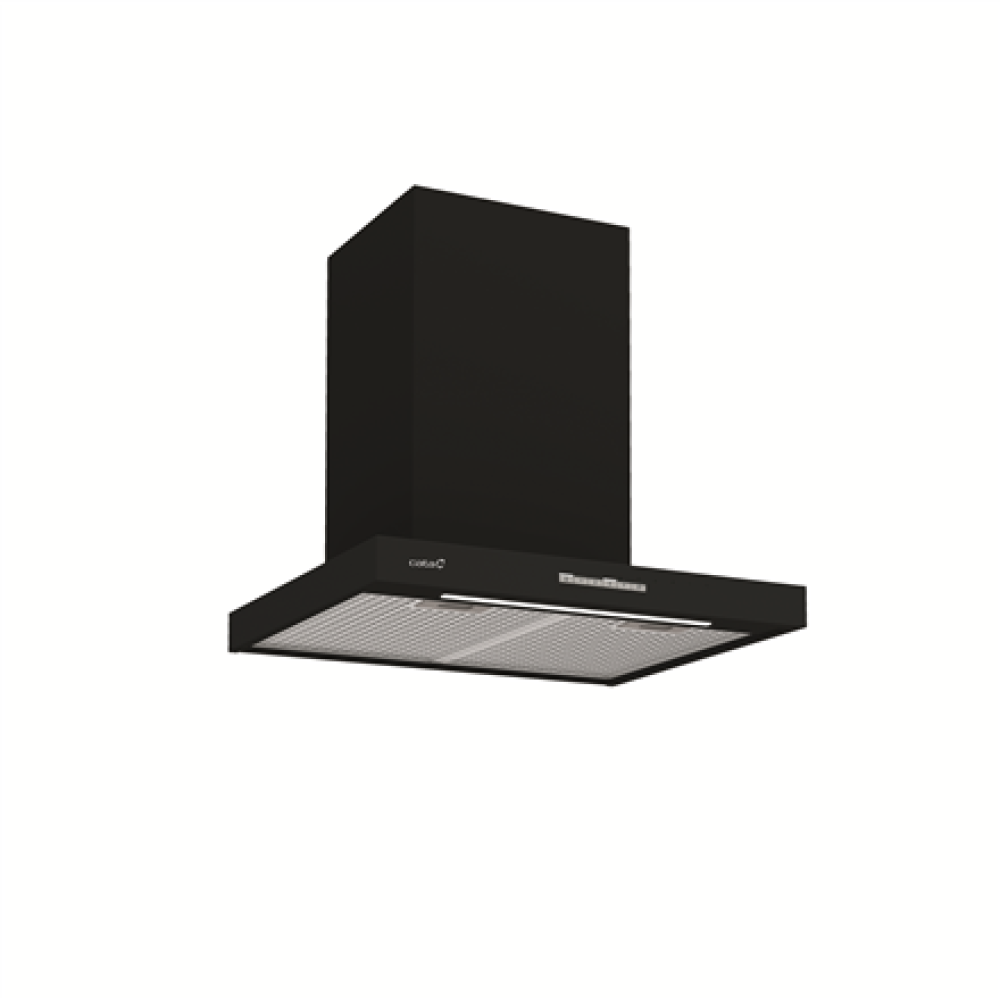 CATA Hood , SYGMA 6010 BK , Wall mounted , Energy efficiency class A , Width 90 cm , 802 m³/h , Electronic , LED , Black