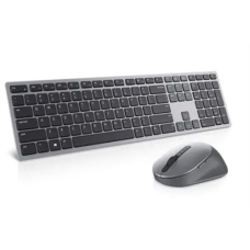 Dell , Premier Multi-Device Keyboard and Mouse , KM7321W , Keyboard and Mouse Set , Wireless , Batteries included , US , Titan grey , Wireless connection