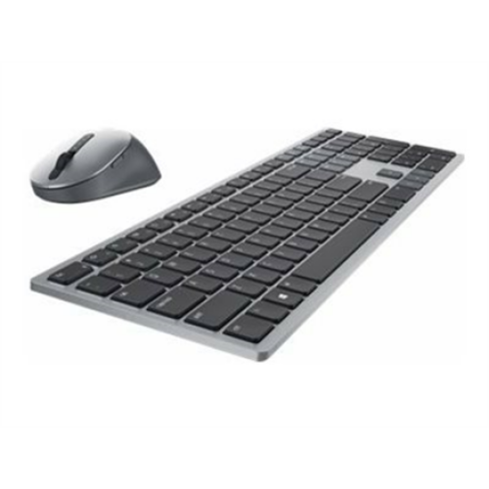 Dell , Premier Multi-Device Keyboard and Mouse , KM7321W , Keyboard and Mouse Set , Wireless , Batteries included , US , Titan grey , Wireless connection