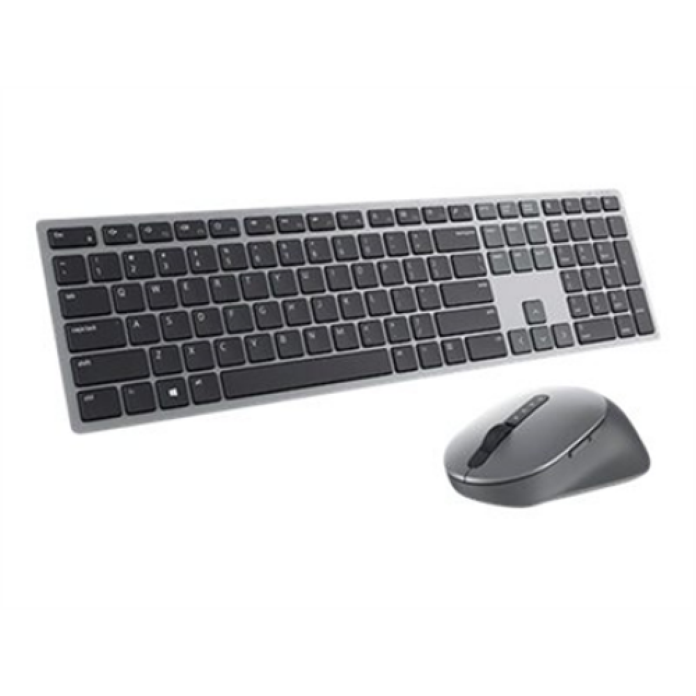 Dell , Premier Multi-Device Keyboard and Mouse , KM7321W , Keyboard and Mouse Set , Wireless , Batteries included , US , Titan grey , Wireless connection