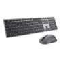 Dell , Premier Multi-Device Keyboard and Mouse , KM7321W , Keyboard and Mouse Set , Wireless , Batteries included , US , Titan grey , Wireless connection
