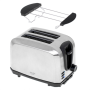 Adler , AD 3222 , Toaster , Power 700 W , Number of slots 2 , Housing material Stainless steel , Silver
