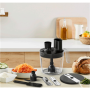 TEFAL , HB67G830 Quickchef+ , Hand Blender , 1000 W , Number of speeds 20 , Turbo mode , Black/Stainless steel