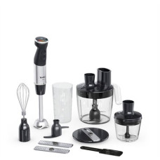 TEFAL , HB67G830 Quickchef+ , Hand Blender , 1000 W , Number of speeds 20 , Turbo mode , Black/Stainless steel