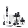 TEFAL , HB67G830 Quickchef+ , Hand Blender , 1000 W , Number of speeds 20 , Turbo mode , Black/Stainless steel