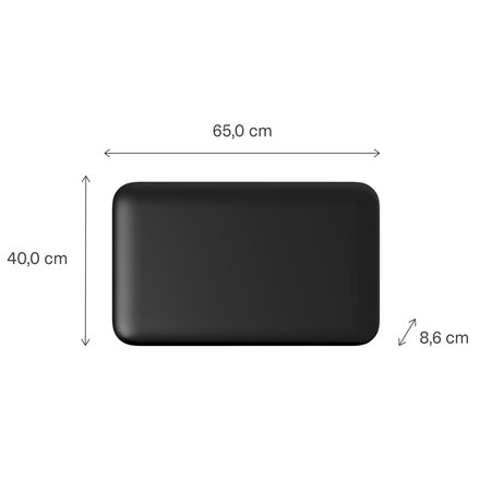 Mill Invisible Smart WiFi Panel Heater , PA700WIFI4B , Panel Heater , 700 W , Suitable for rooms up to 9-12 m² , Black , IPX4