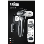 Braun , Shaver , 71-S7200cc , Operating time (max) 50 min , Wet & Dry , Silver/Black