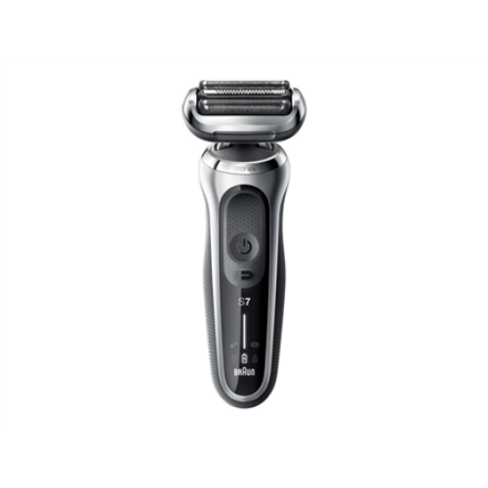 Braun , Shaver , 71-S7200cc , Operating time (max) 50 min , Wet & Dry , Silver/Black
