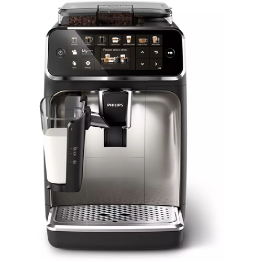 Philips , Series 5400 Coffee Maker , EP5447/90 , Pump pressure 15 bar , Built-in milk frother , Fully Automatic , 1500 W , Black
