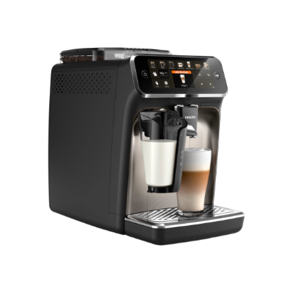 Philips , Series 5400 Coffee Maker , EP5447/90 , Pump pressure 15 bar , Built-in milk frother , Fully Automatic , 1500 W , Black