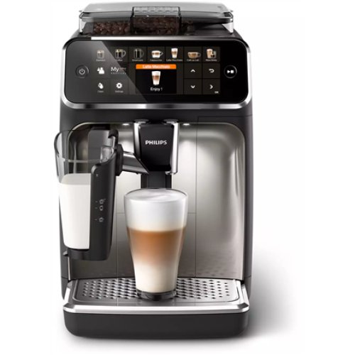 Philips , Series 5400 Coffee Maker , EP5447/90 , Pump pressure 15 bar , Built-in milk frother , Fully Automatic , 1500 W , Black