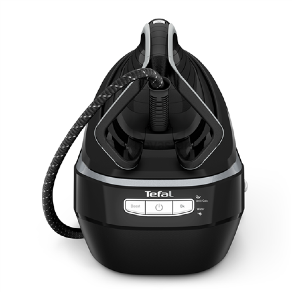 TEFAL , Pro Express Vision GV9821 , 3000 W , 1.2 L , 9 bar , Auto power off , Vertical steam function , Calc-clean function , Black