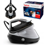 TEFAL , Pro Express Vision GV9821 , 3000 W , 1.2 L , 9 bar , Auto power off , Vertical steam function , Calc-clean function , Black
