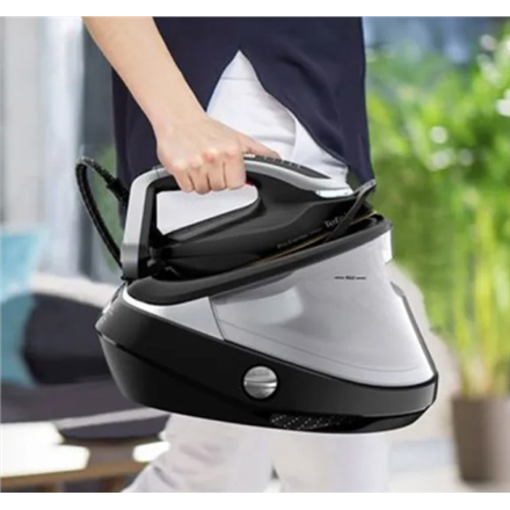 TEFAL , Pro Express Vision GV9821 , 3000 W , 1.2 L , 9 bar , Auto power off , Vertical steam function , Calc-clean function , Black