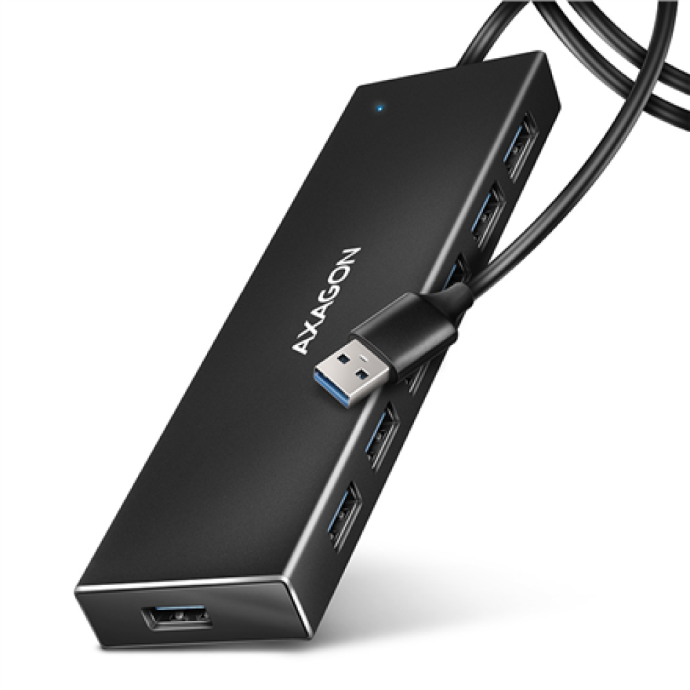 AXAGON SuperSpeed USB-A FLAT Hub , HUE-F7A