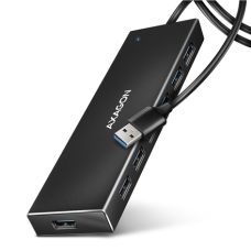 AXAGON SuperSpeed USB-A FLAT Hub , HUE-F7A