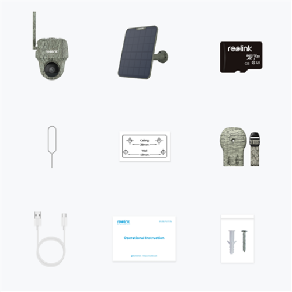 Reolink , Hunting Camera with Solar Panel , Go Series G450 , PTZ , 8 MP , Fixed , Micro SD, Max. 128 GB