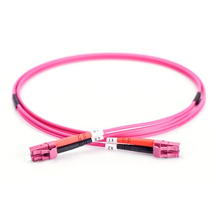 Digitus Fiber Optic Multimode , DK-2533-03-4 , Patch cord , Length 3 m , Erika violet