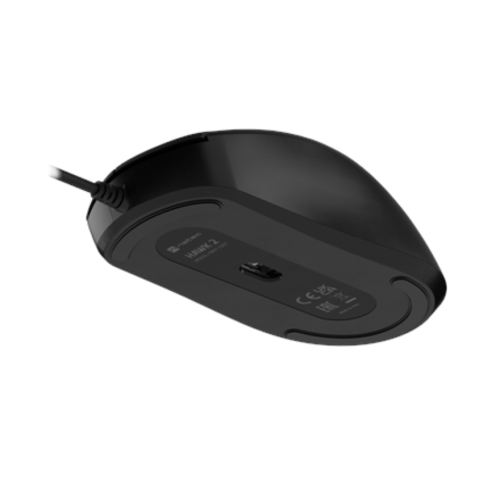 Natec Mouse , Hawk 2 , Wired , USB Type-A , Black